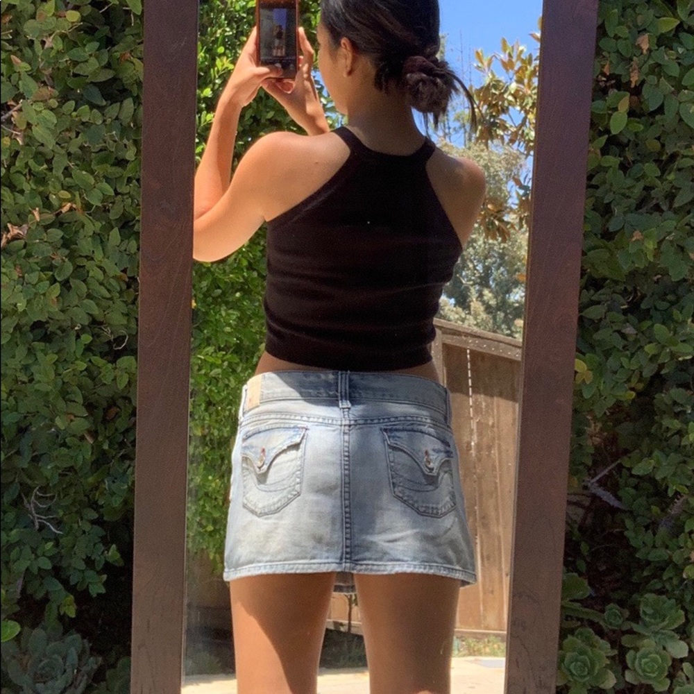 Y2K Jean Mini Skirt